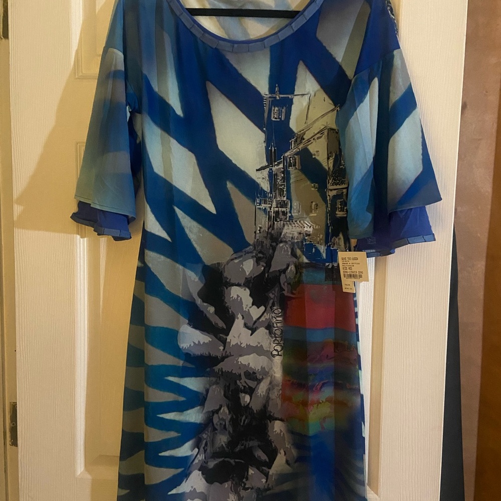 Save the Queen Blue and Black Top